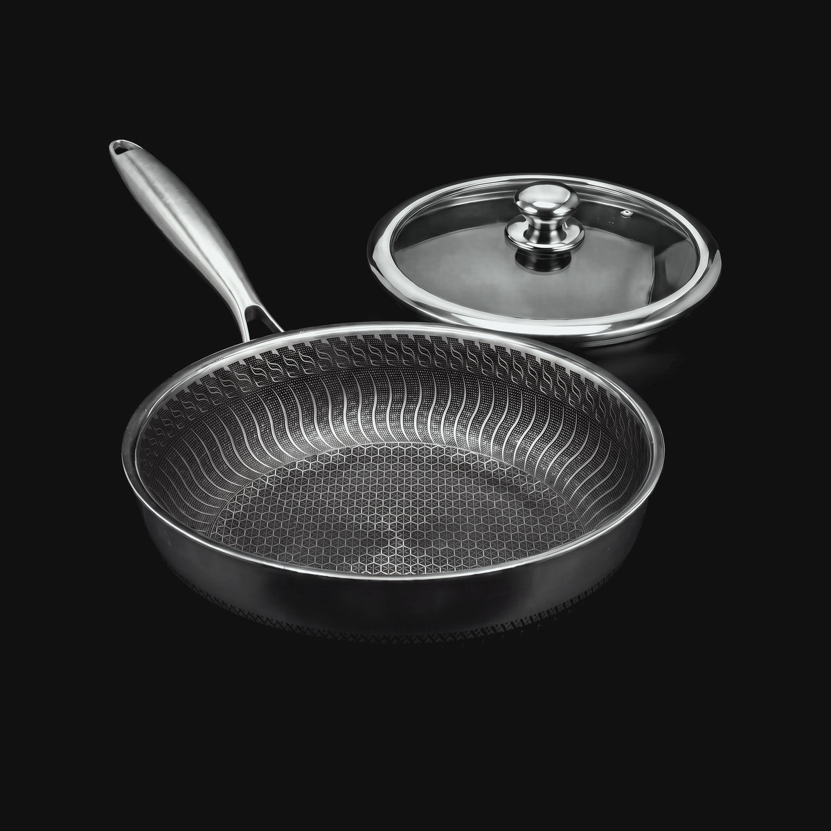 26 cm Kuro™ pann klaaskaanega
