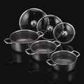 Kuro™ potikomplekt: 3 potti kaantega
