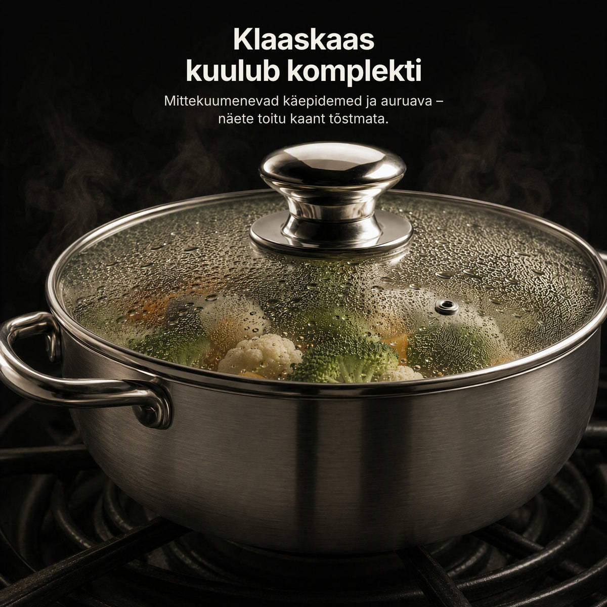 Klaaskaas kuulub komplekti